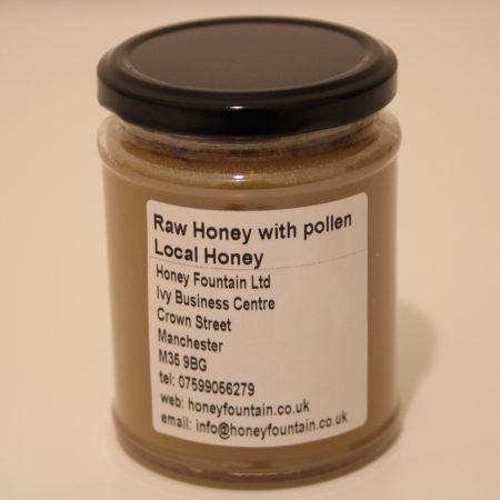 Honey with Bee Pollen - 345g Glass Jar