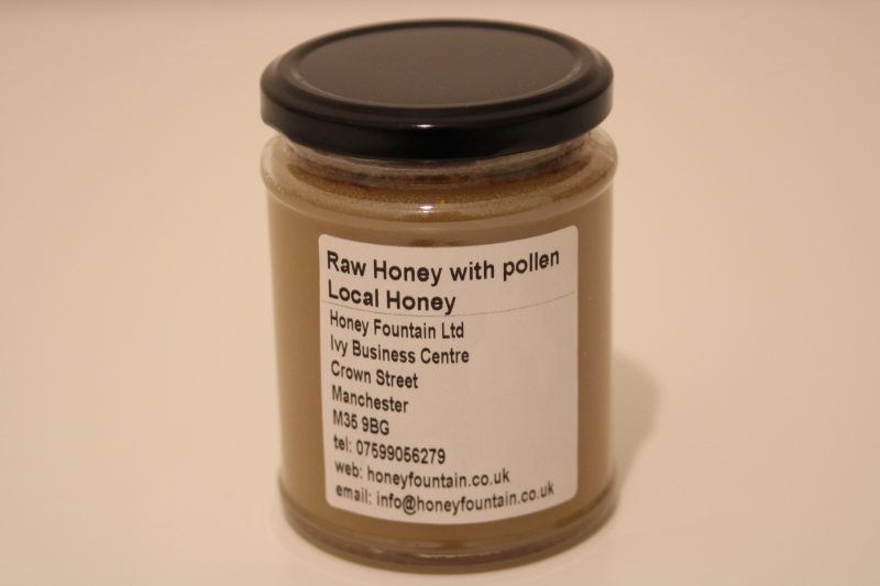 Honey with Bee Pollen - 345g Glass Jar